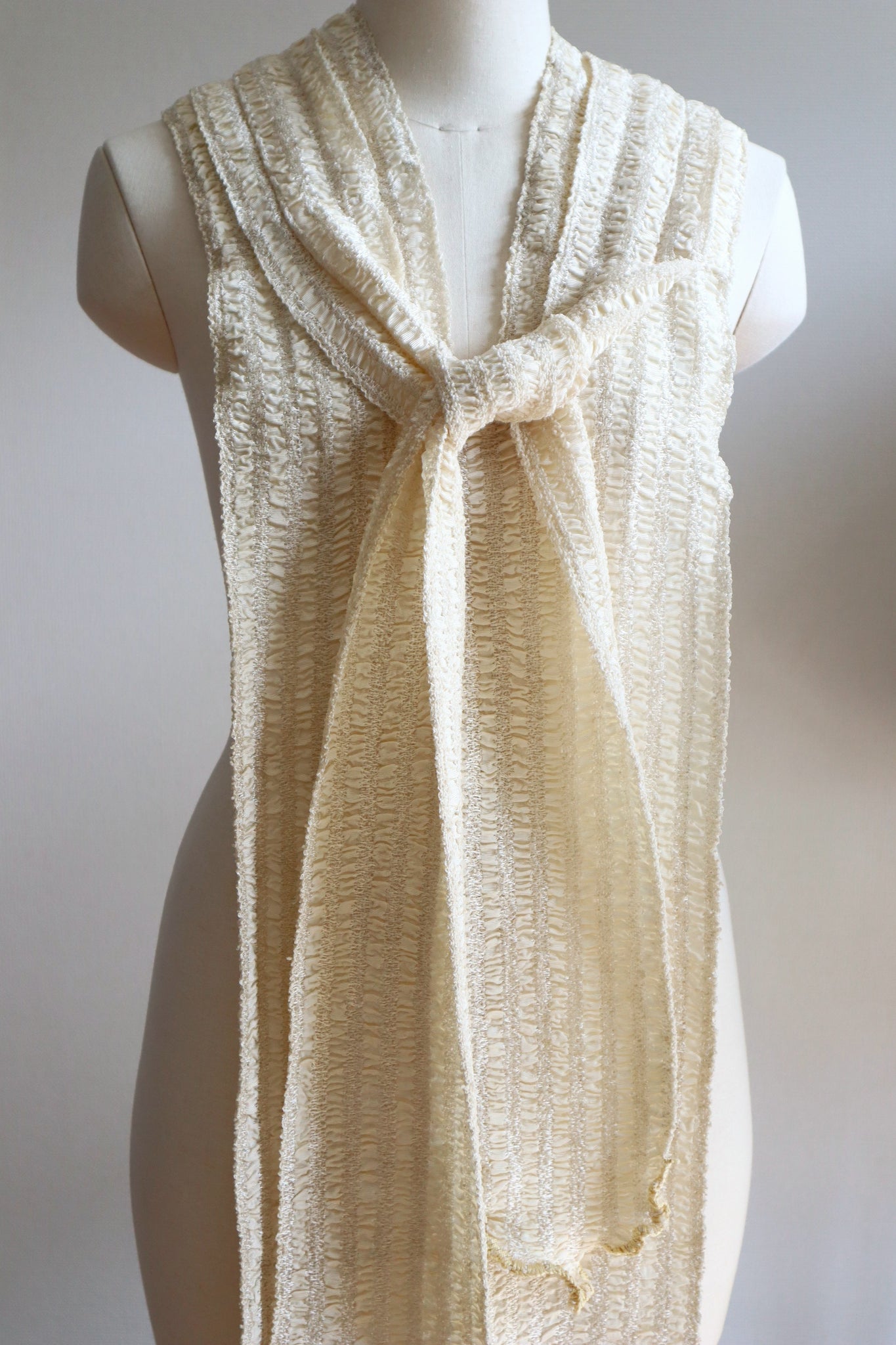 Handcrafted French Vintage Ribbon Sash Belt