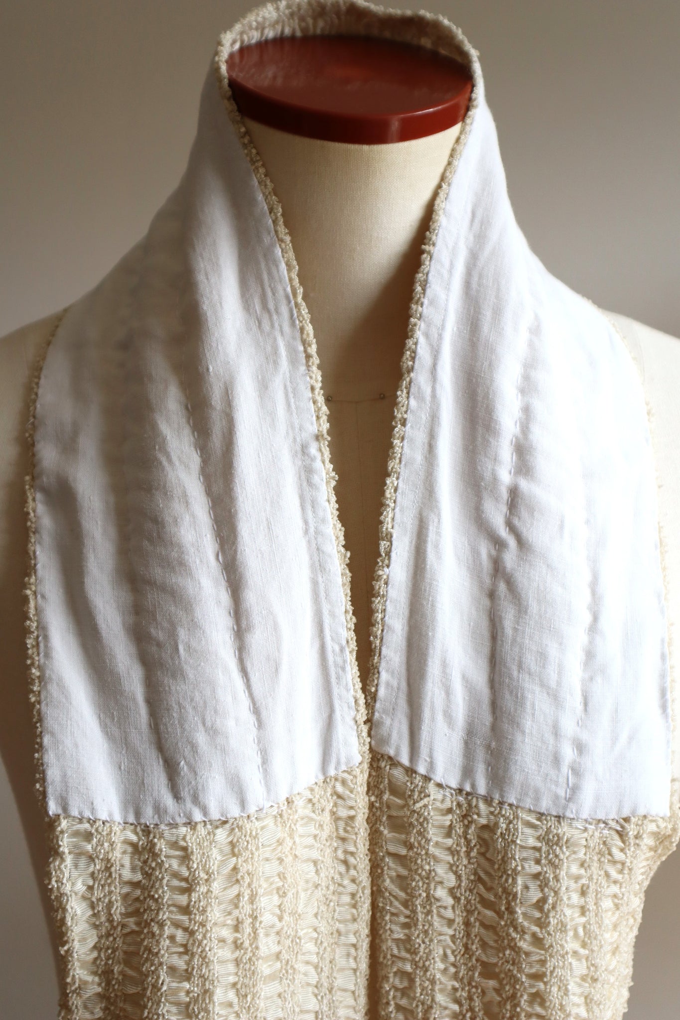 Handcrafted French Vintage Ribbon Sash Belt