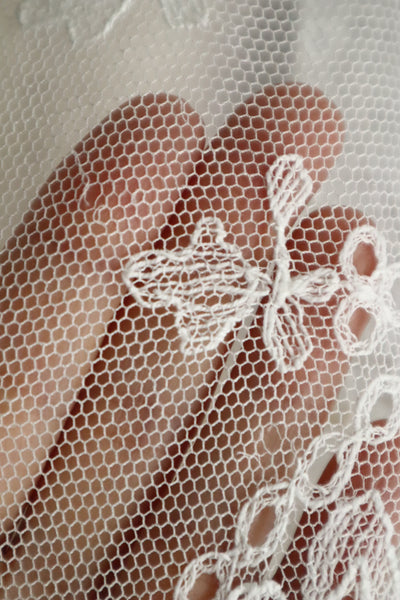 1910s Edwardian Lace Shawl