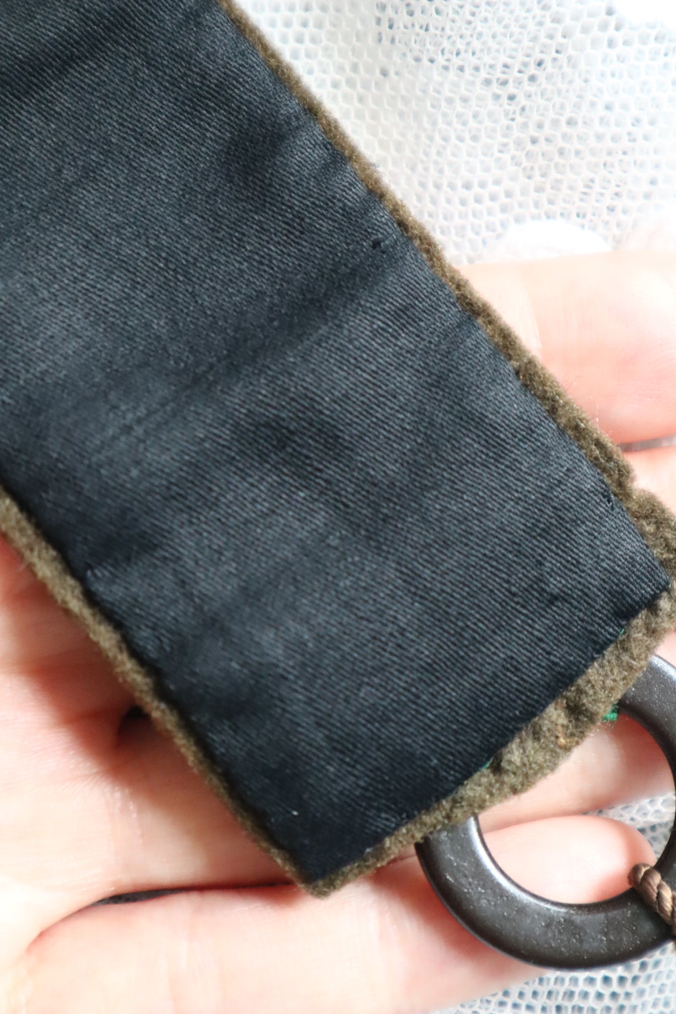 1940s Tyrolean Style Handmade Felt Novelty Belt