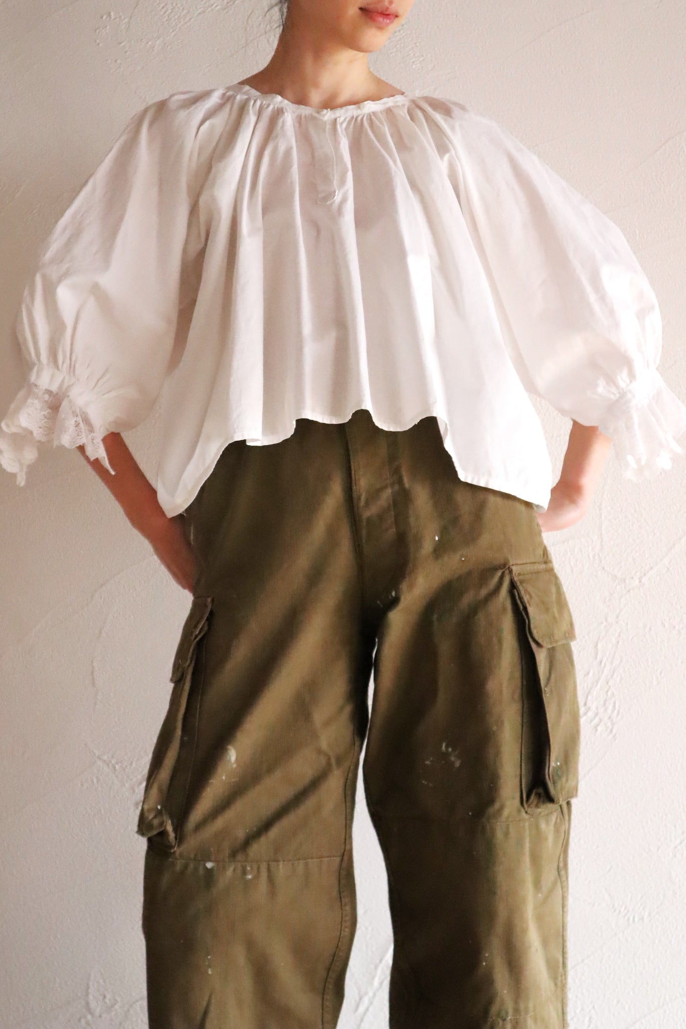1970s Ukrainian Balloon Sleeve Blouse