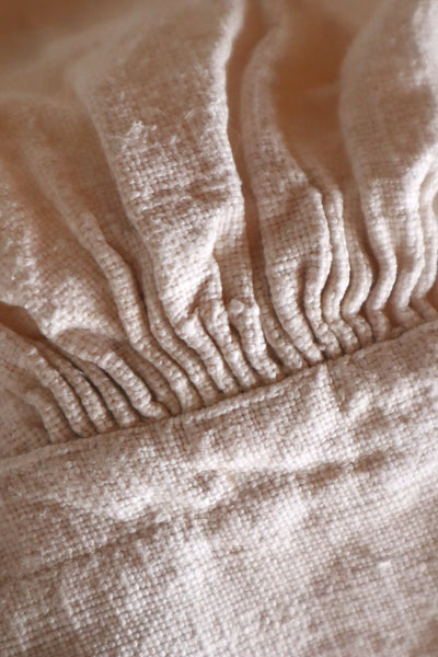 1890s French Homespun Linen Shepherd's Smock