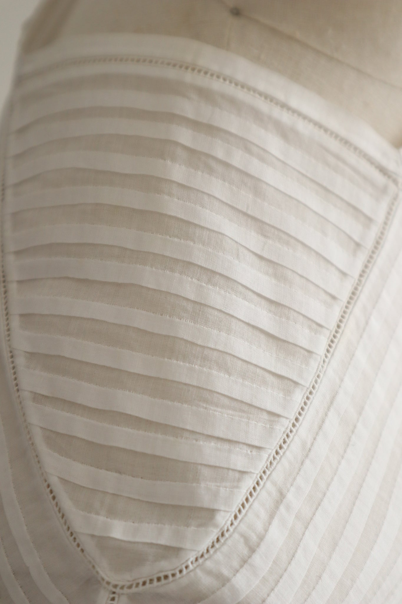 1900s French Broderie Anglaise Capelet