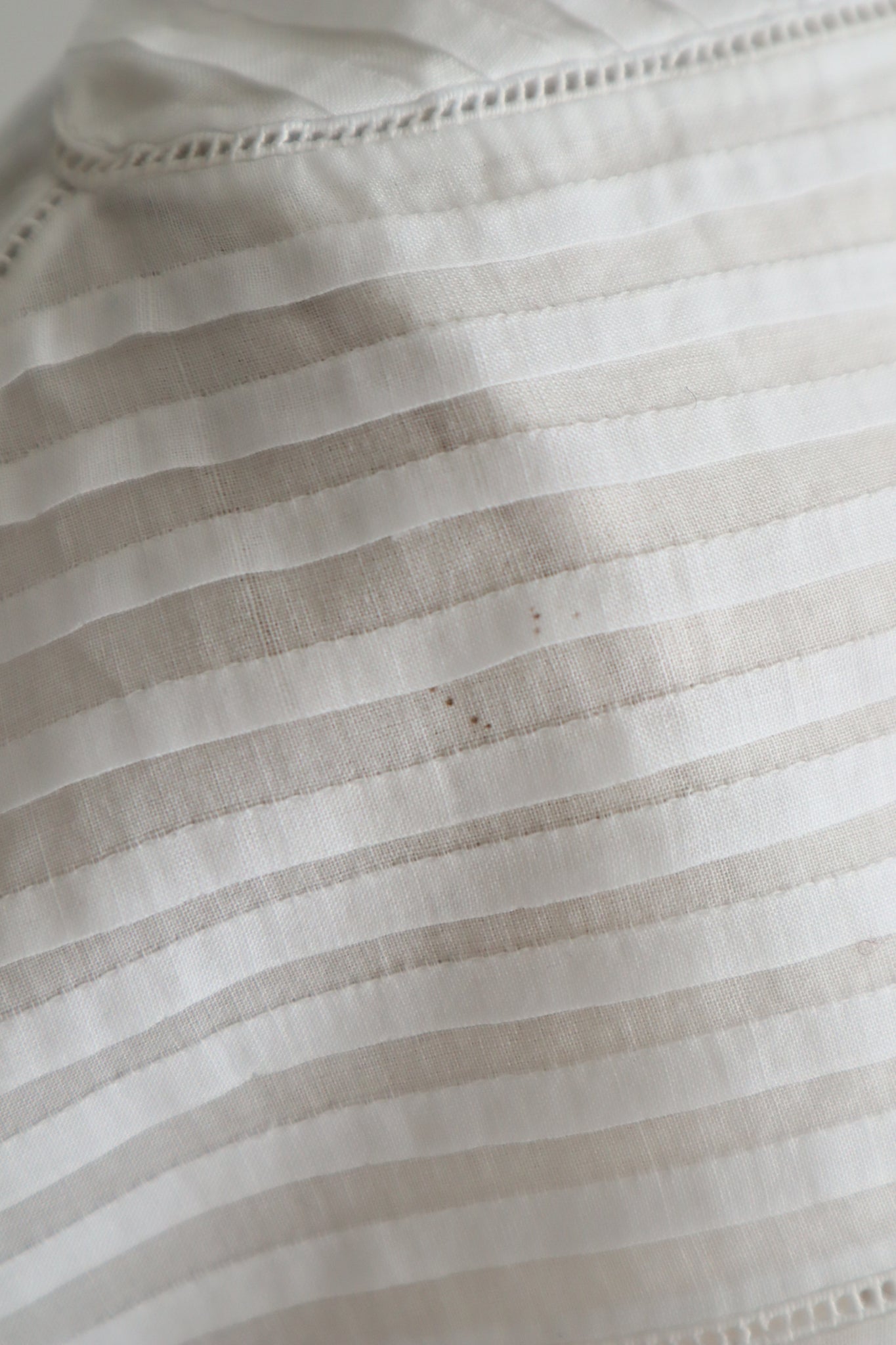 1900s French Broderie Anglaise Capelet