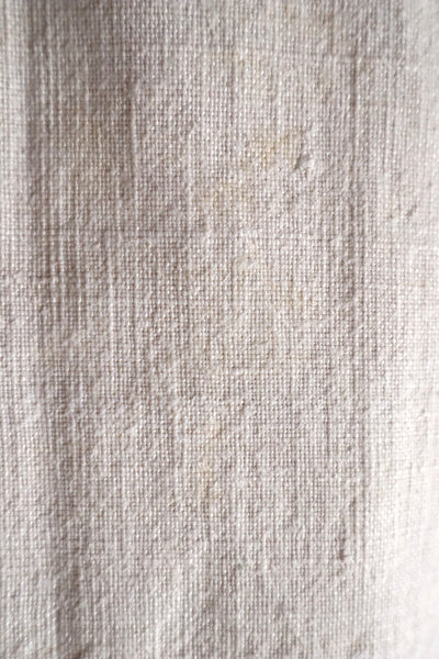 1890s French Homespun Linen Shepherd's Smock