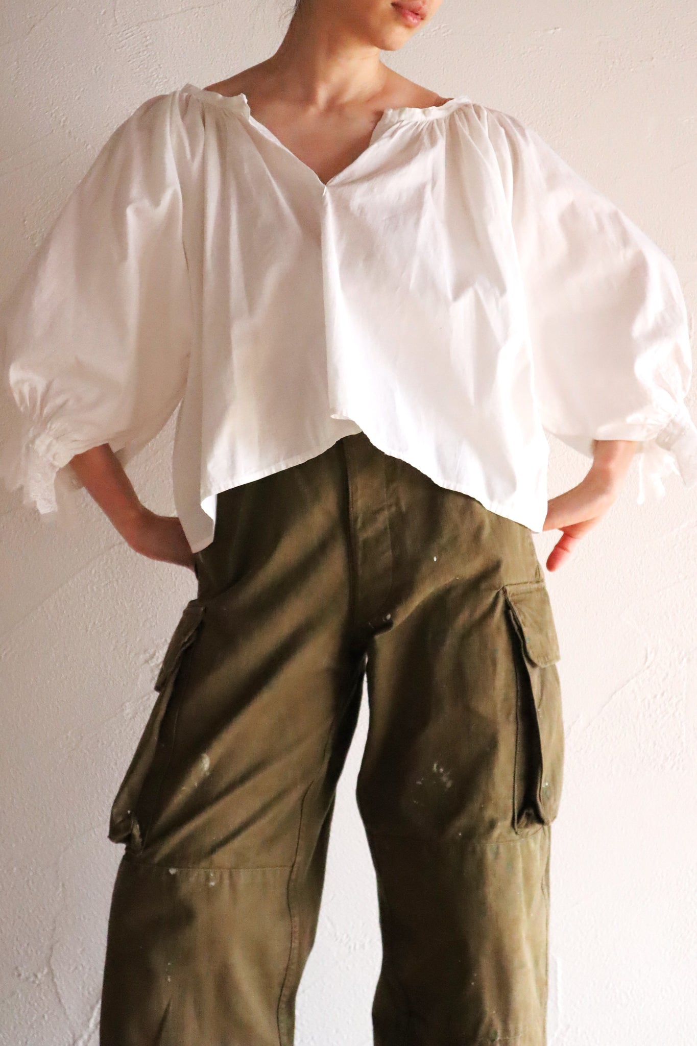 1970s Ukrainian Balloon Sleeve Blouse