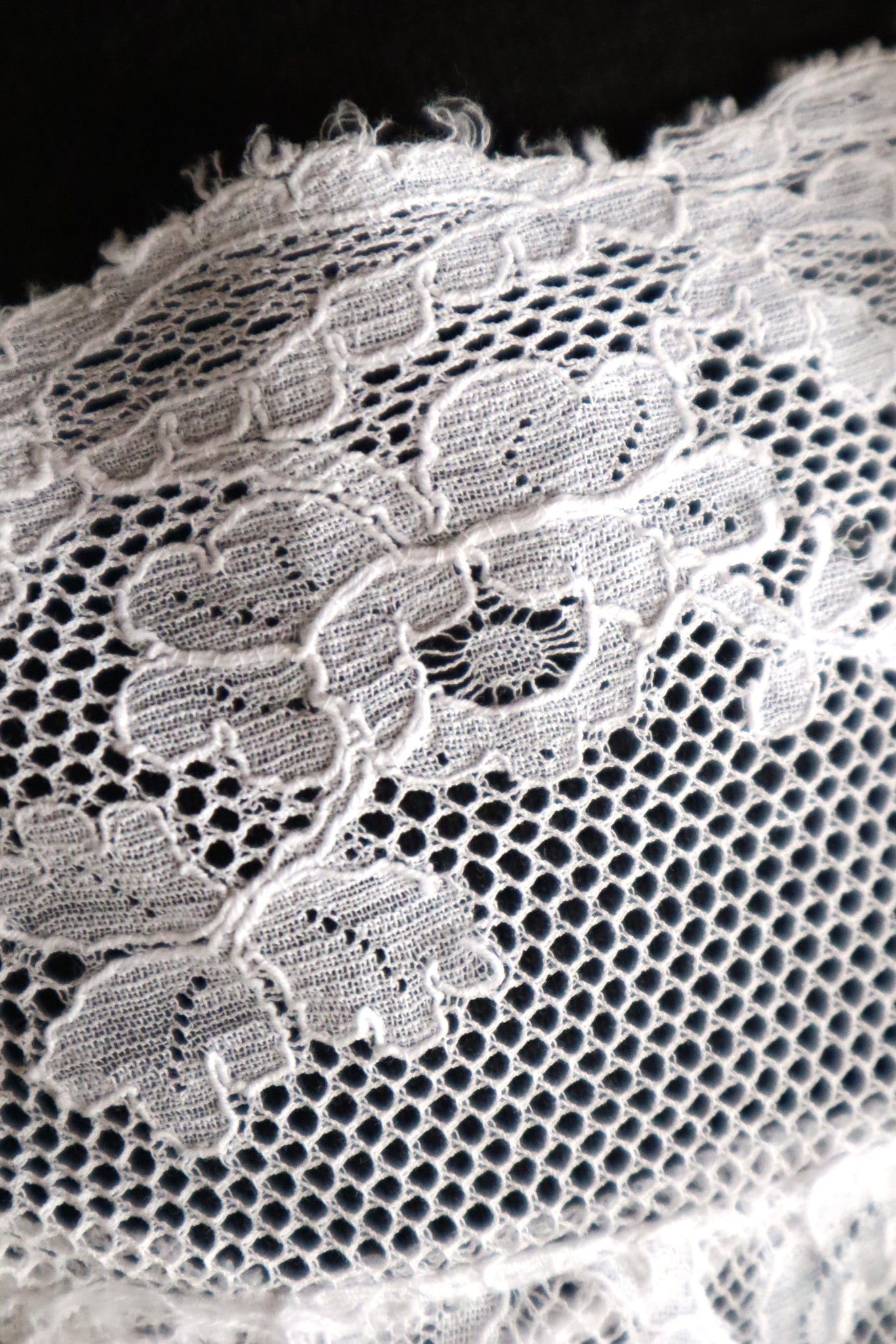 1910s French Valenciennes Lace Cotton Lawn Dress