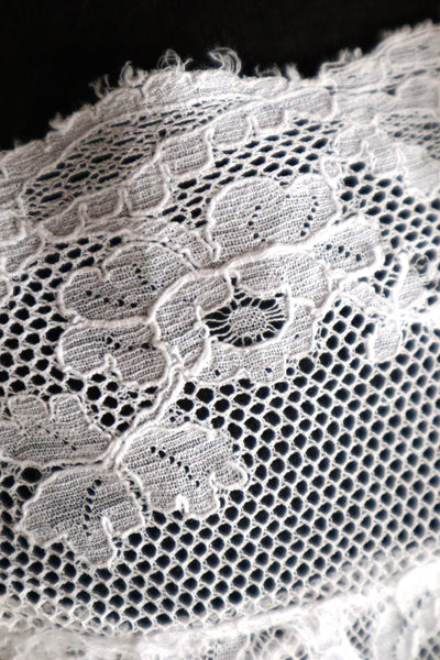 1910s French Valenciennes Lace Cotton Lawn Dress