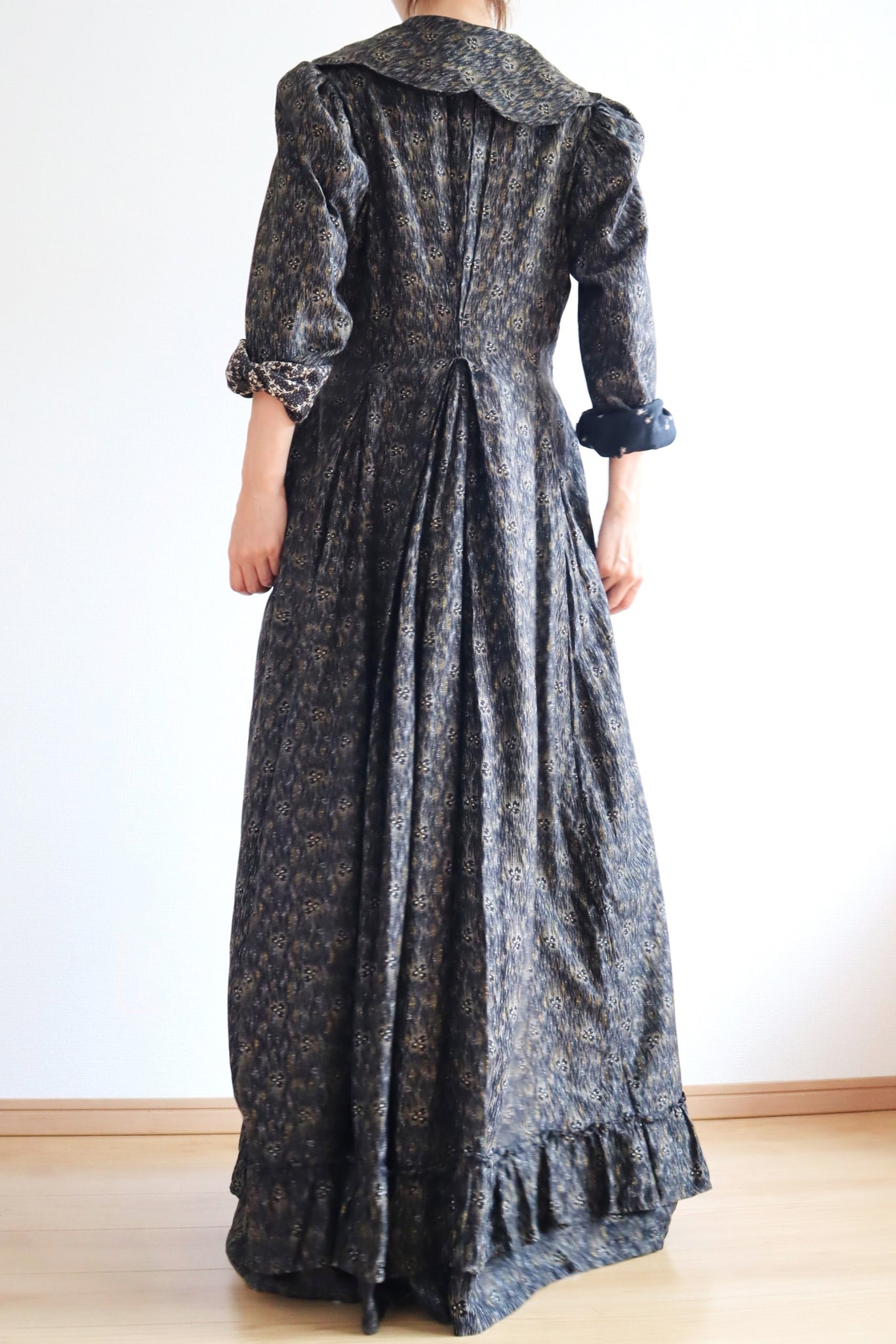 1880~1890s Clover Calico Dress