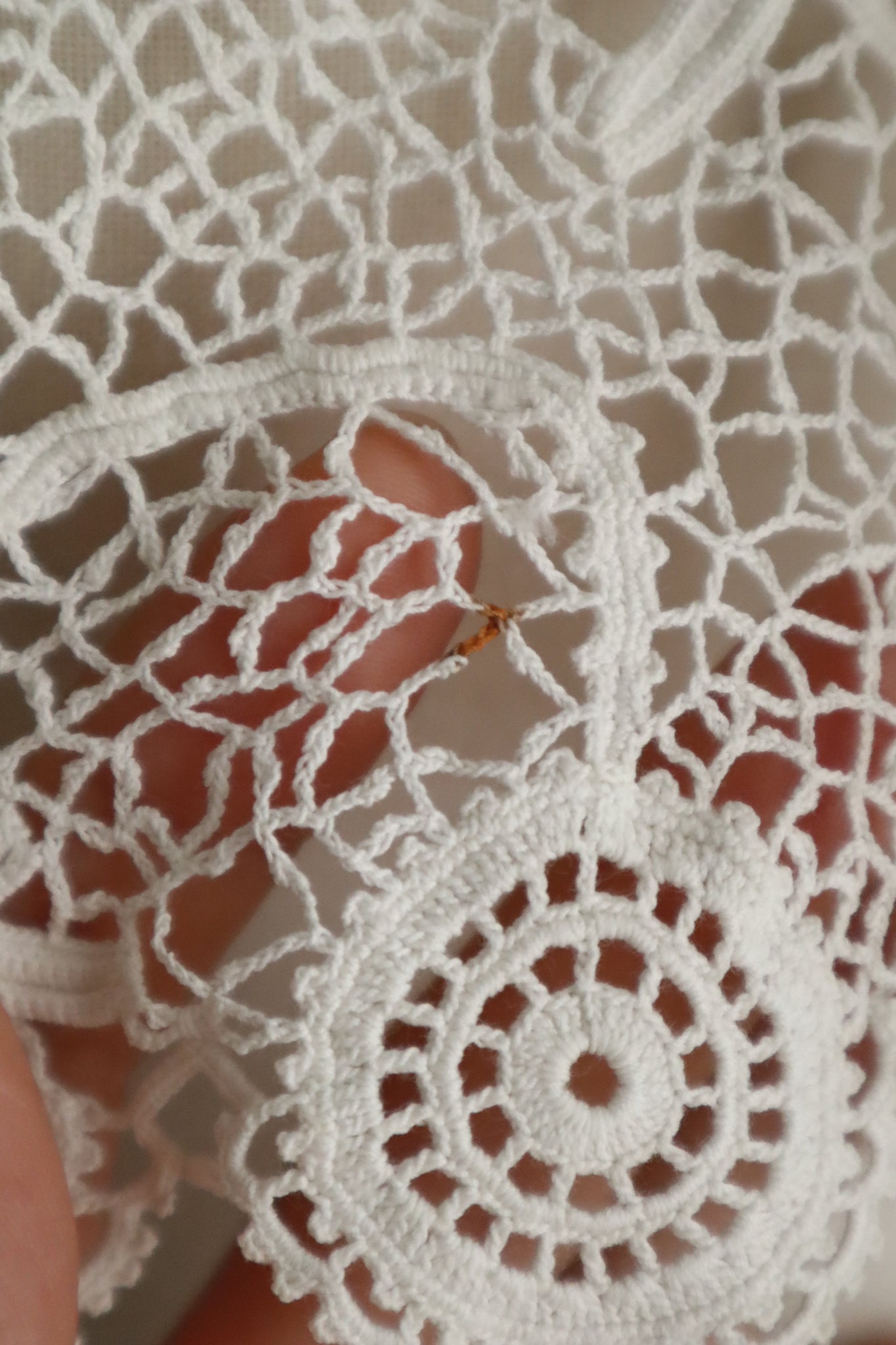 1900s–1910s Edwardian Irish Crochet Lace Collar