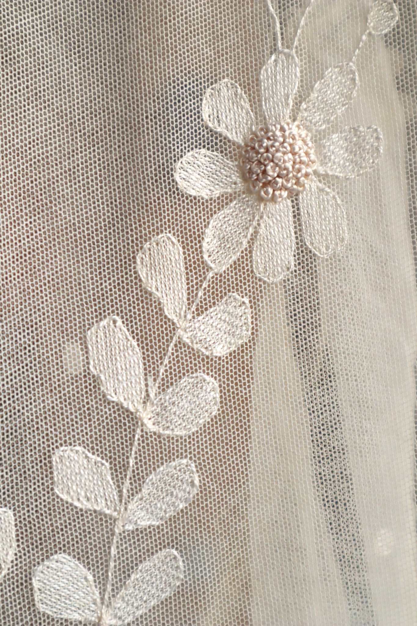 1930s Floral Lace Bed Cover