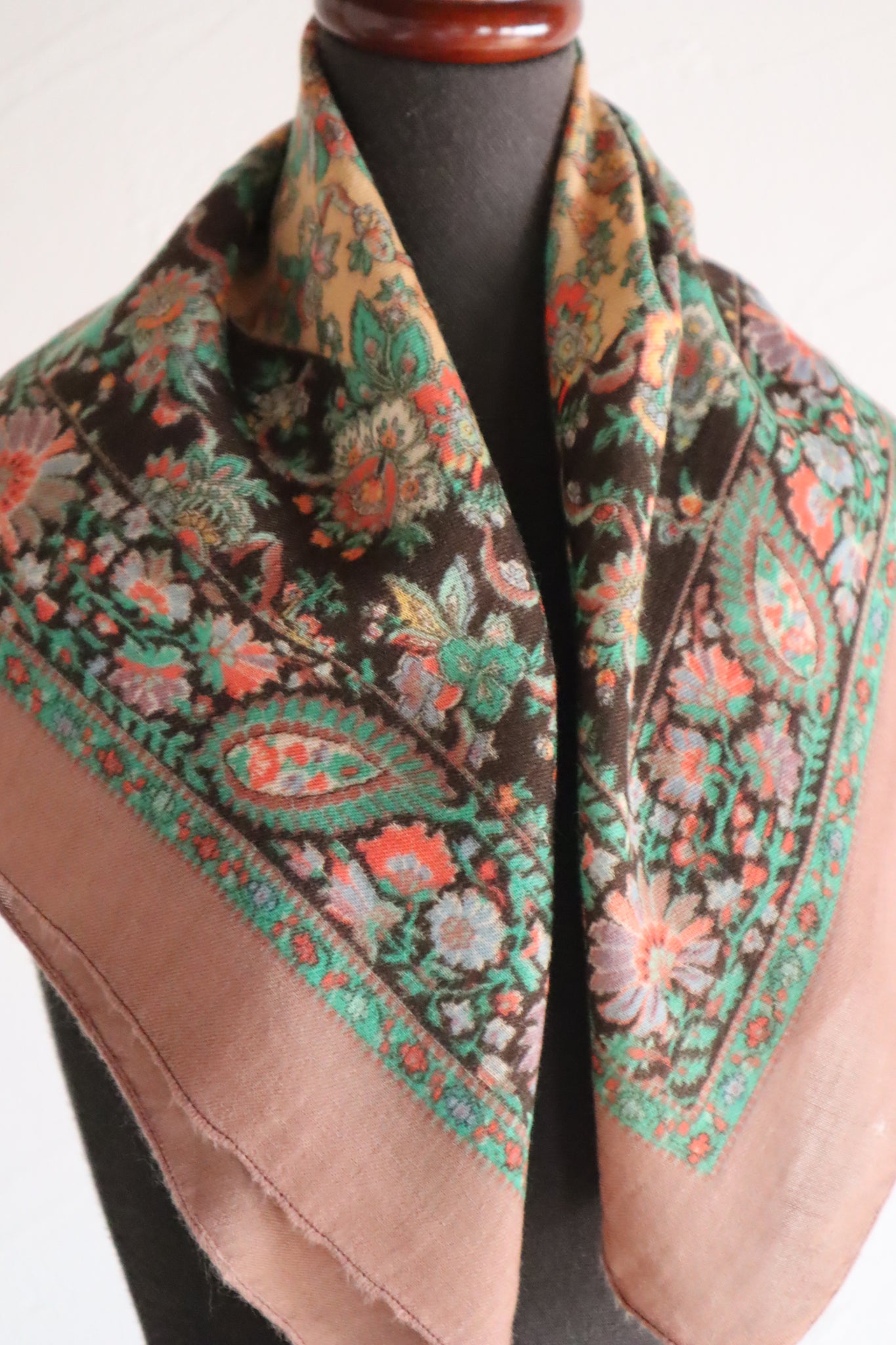 1970s Liberty of London Veruna Wool Scarf