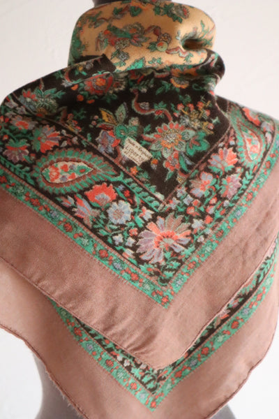 1970s Liberty of London Veruna Wool Scarf