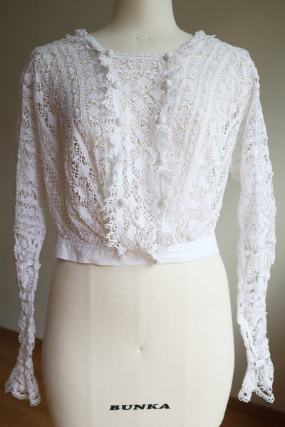 1900s Bobbin Lace Blouse