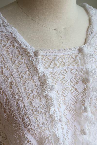 1900s Bobbin Lace Blouse