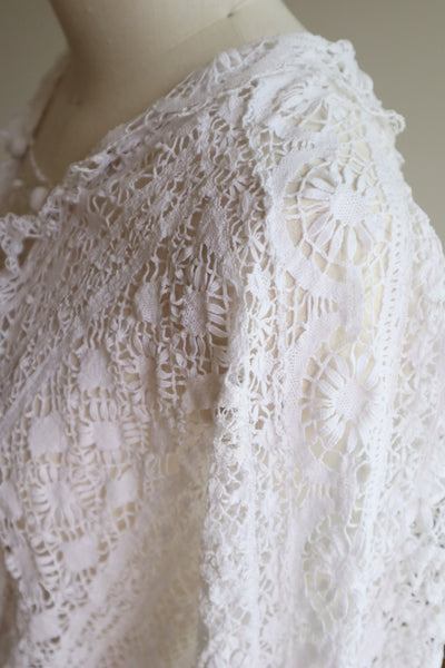 1900s Bobbin Lace Blouse