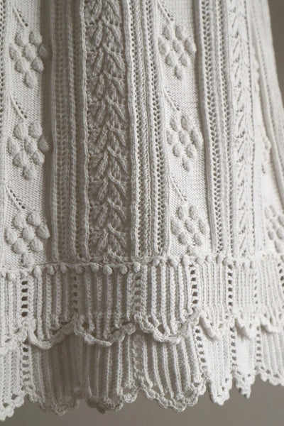 Belle Epoque French Hand Crocheted Skirt