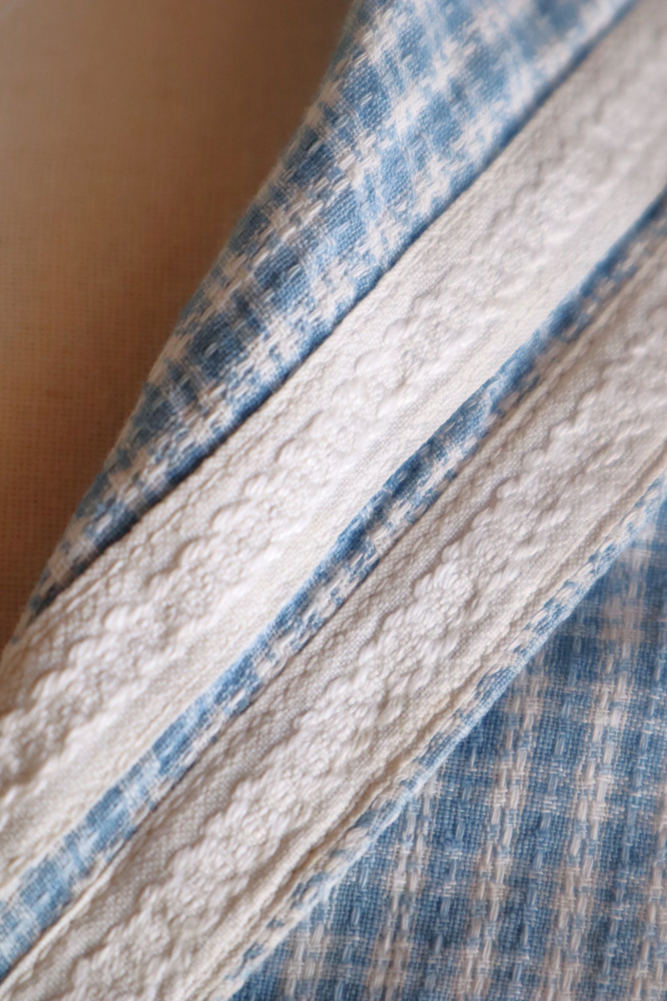 1910s Gingham Check Sailor Blouse