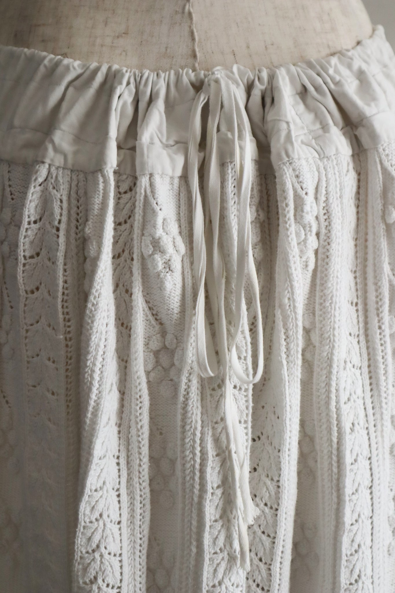 Belle Epoque French Hand Crocheted Skirt