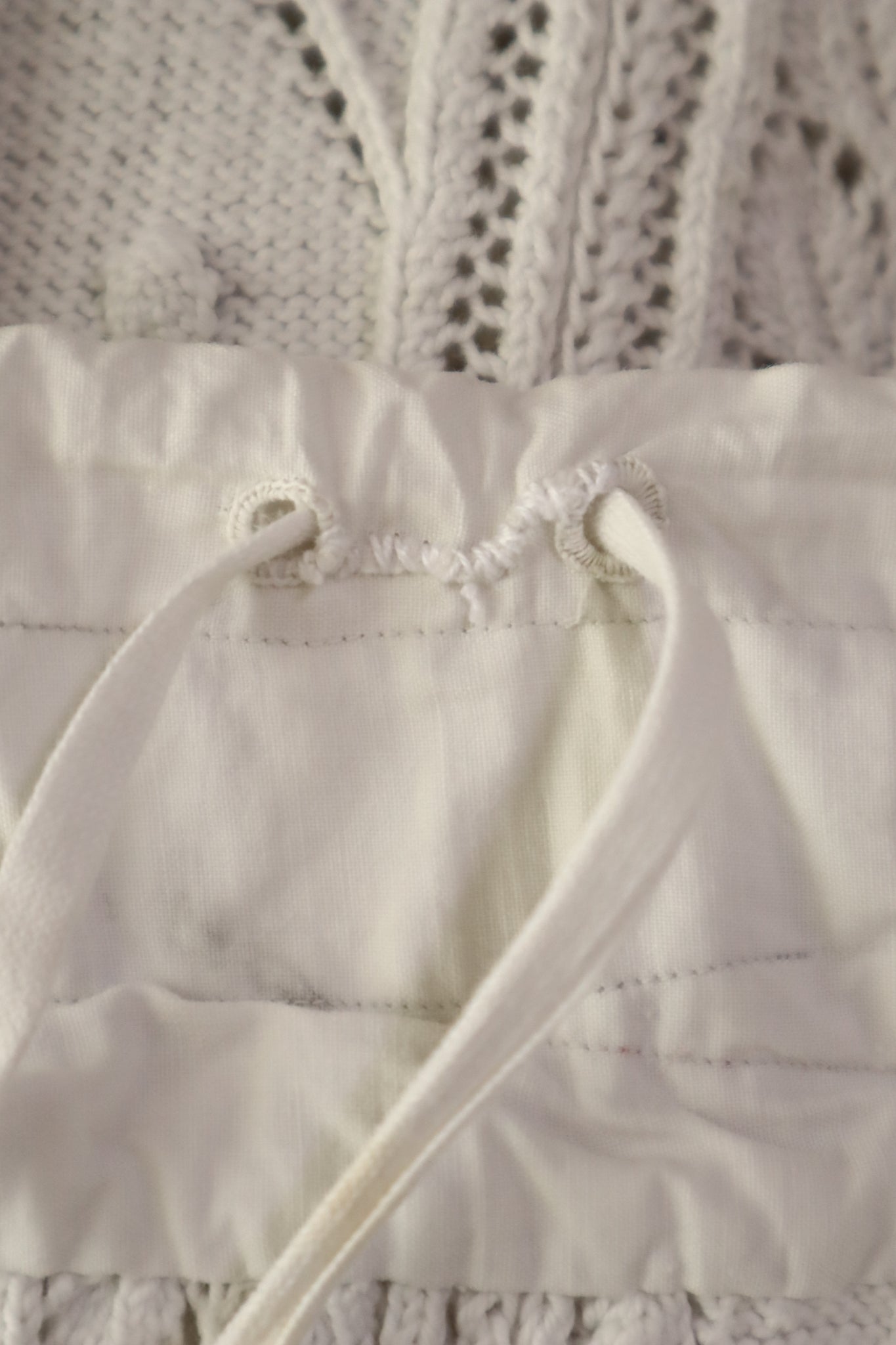 Belle Epoque French Hand Crocheted Skirt