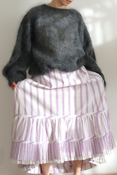 1900s French Linen Petticoat Skirt