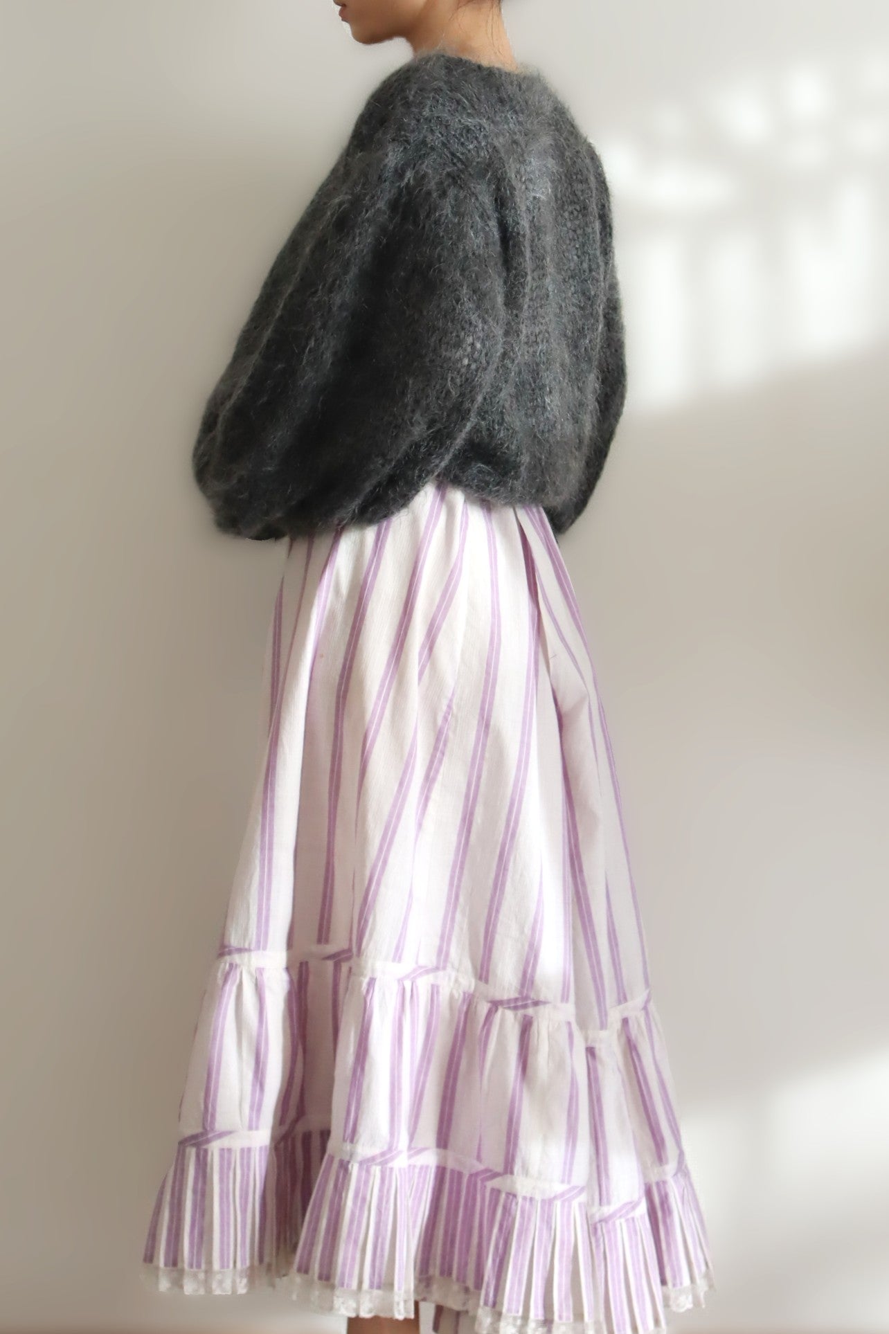 1900s French Linen Petticoat Skirt