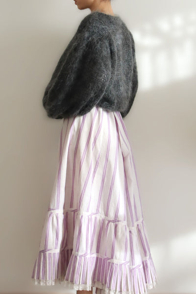 1900s French Linen Petticoat Skirt