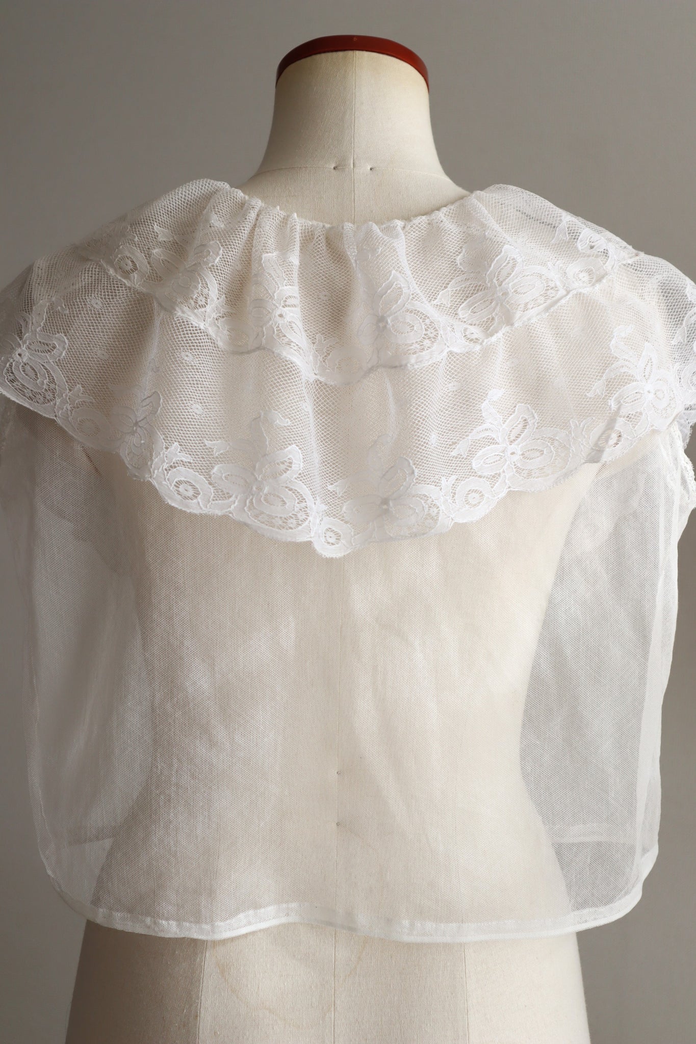 Handmade French Antique Lace Blouse
