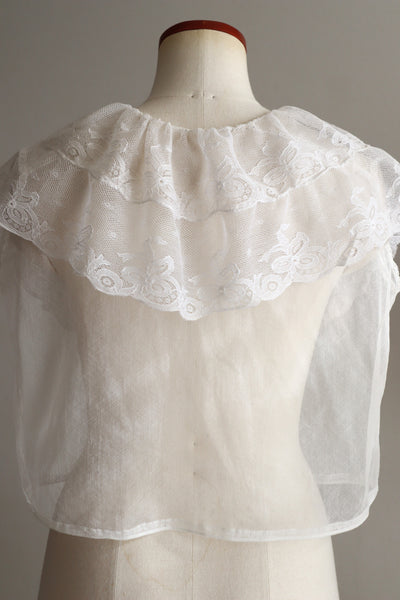 Handmade French Antique Lace Blouse