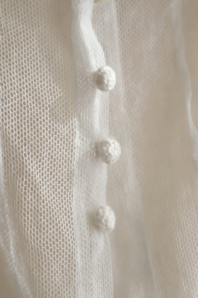 Handmade French Antique Lace Blouse
