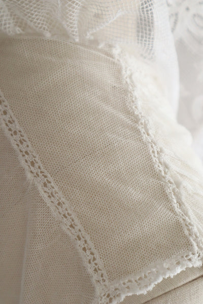 Handmade French Antique Lace Blouse