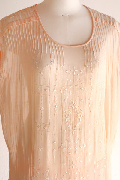 1920s Hand Embroidery Flapper Dress