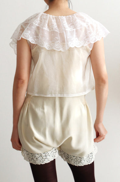 Handmade French Antique Lace Blouse