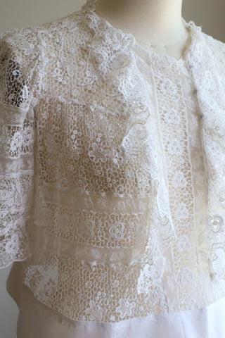 1900s French Lace Blouse