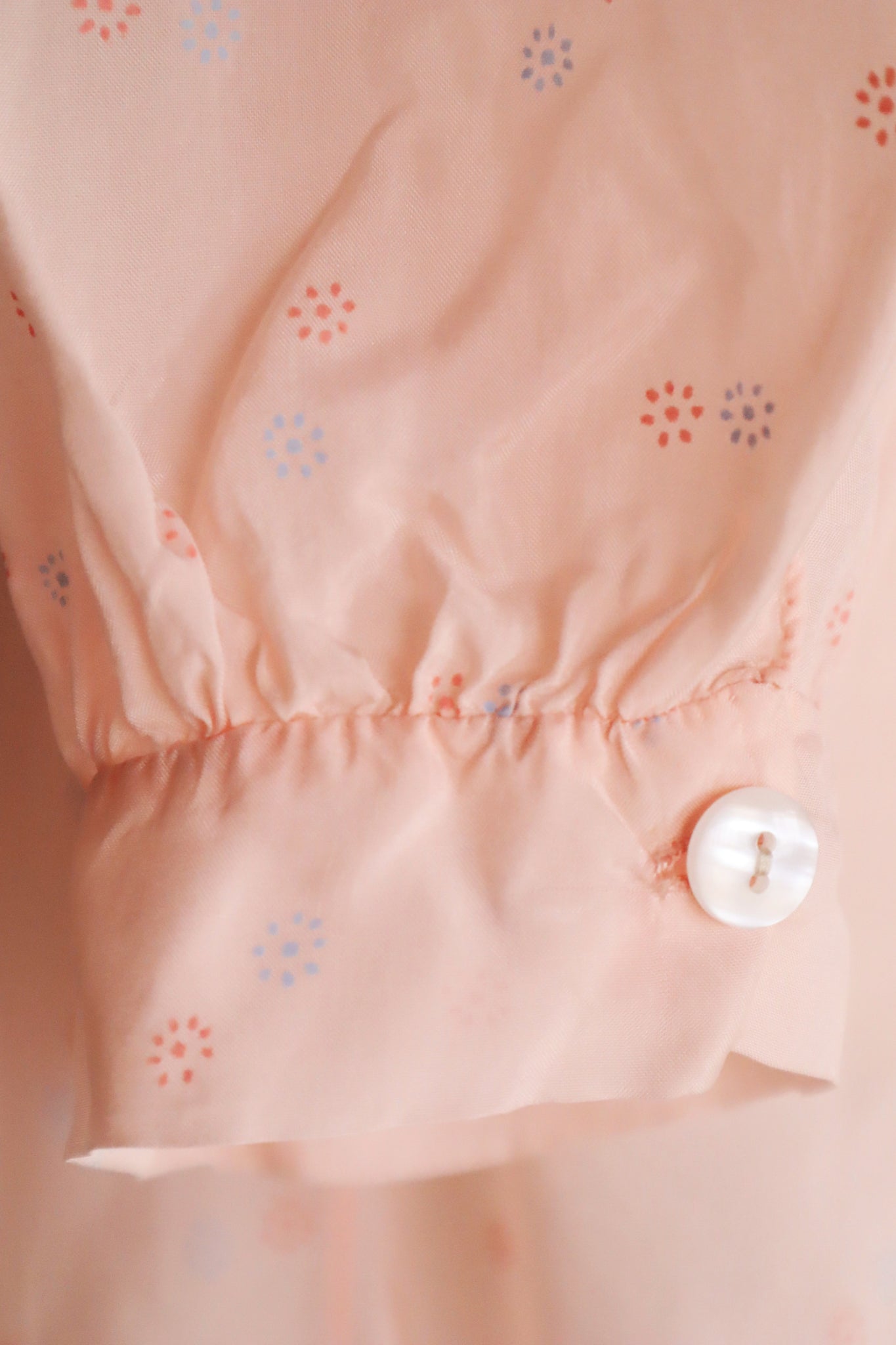 1940s Pale Pink Dress