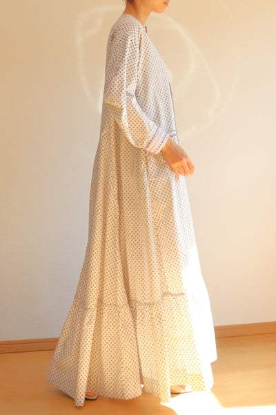 19th All Hand Sewn Calico Cotton Dress