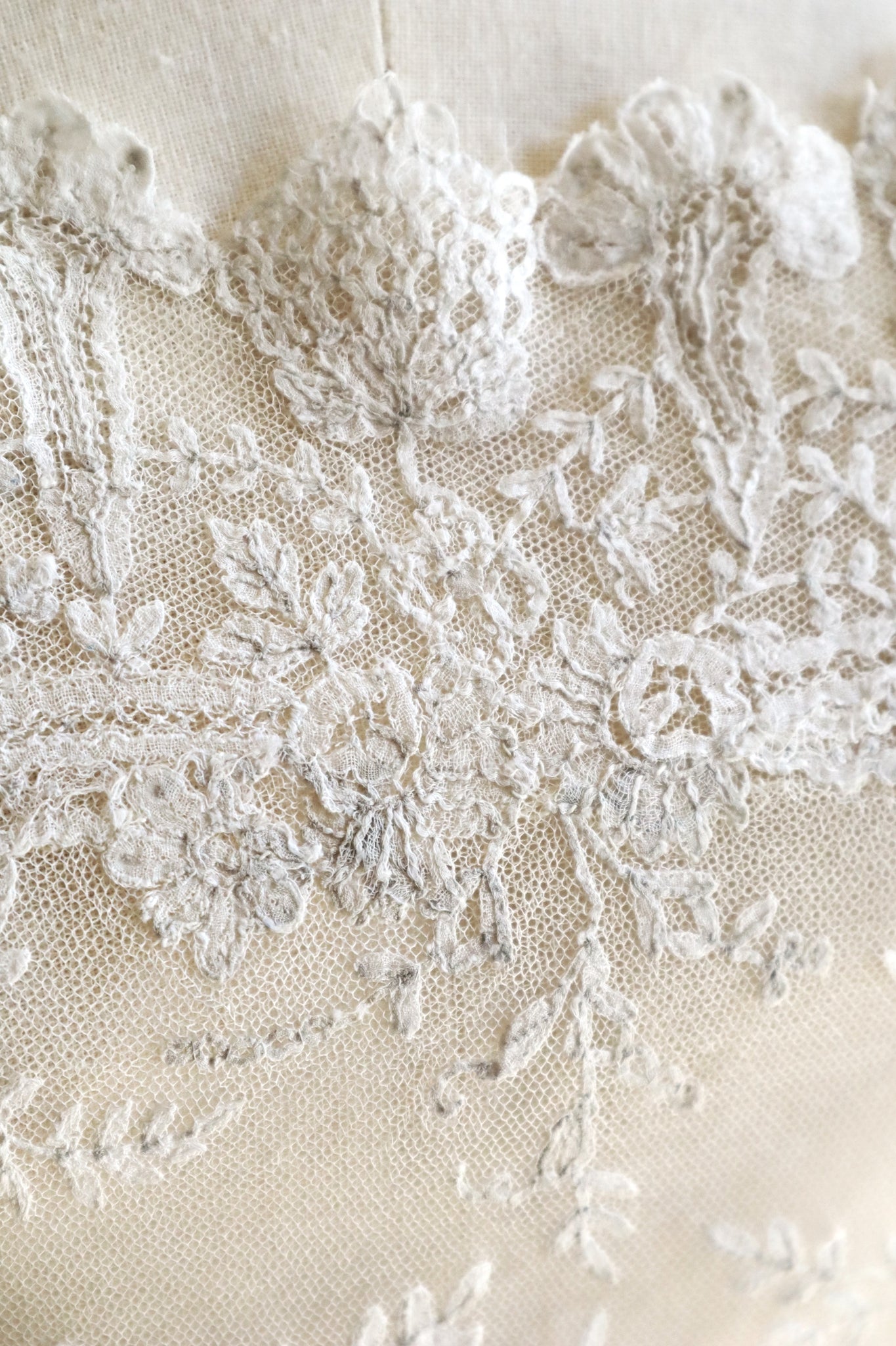 1910s British Hand-Embroidered Tulle Camisole