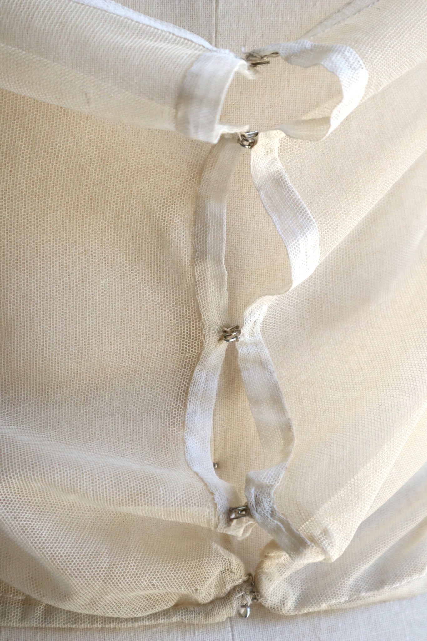1910s British Hand-Embroidered Tulle Camisole