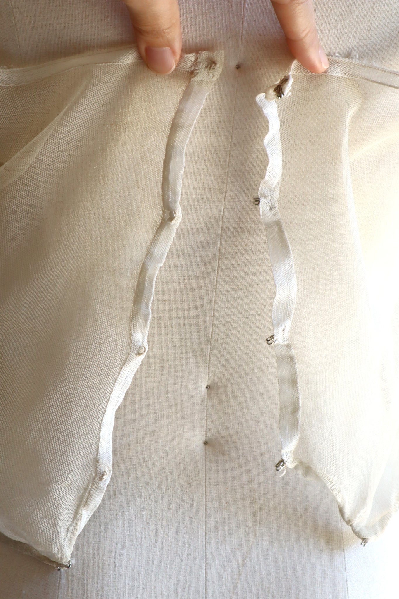 1910s British Hand-Embroidered Tulle Camisole