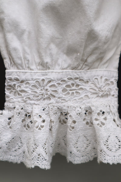 19th Cutwork Lace Dress