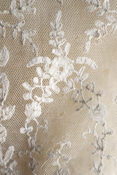 1910s British Hand-Embroidered Tulle Camisole