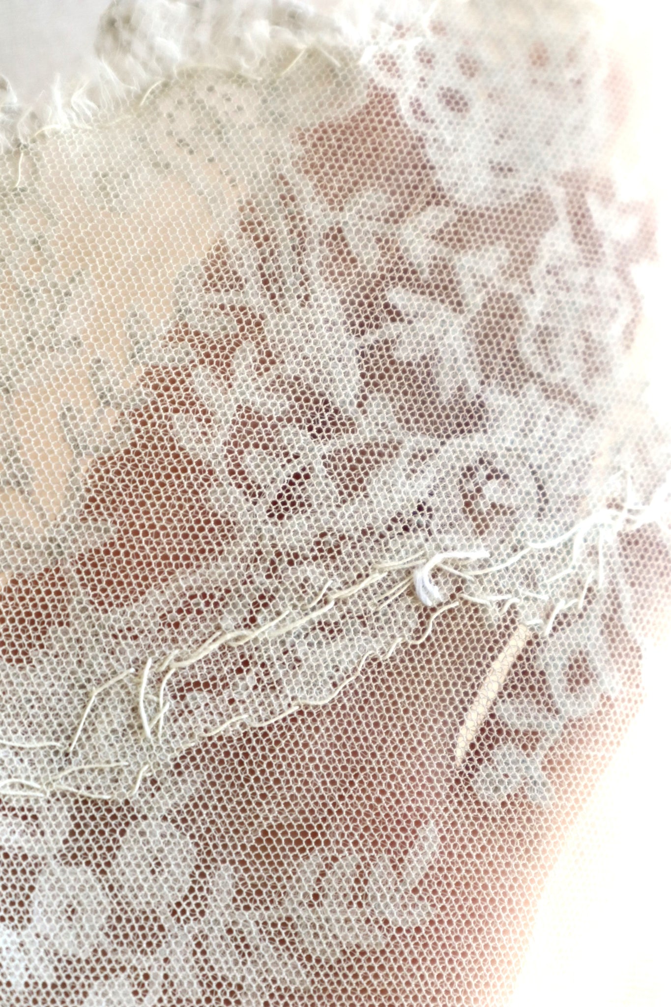 1910s British Hand-Embroidered Tulle Camisole