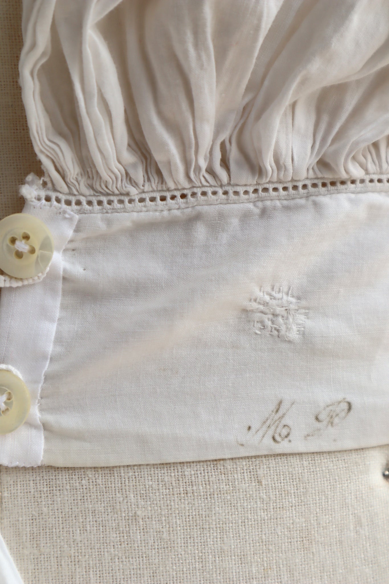 1910s Boudoir Cotton Wrap Jacket