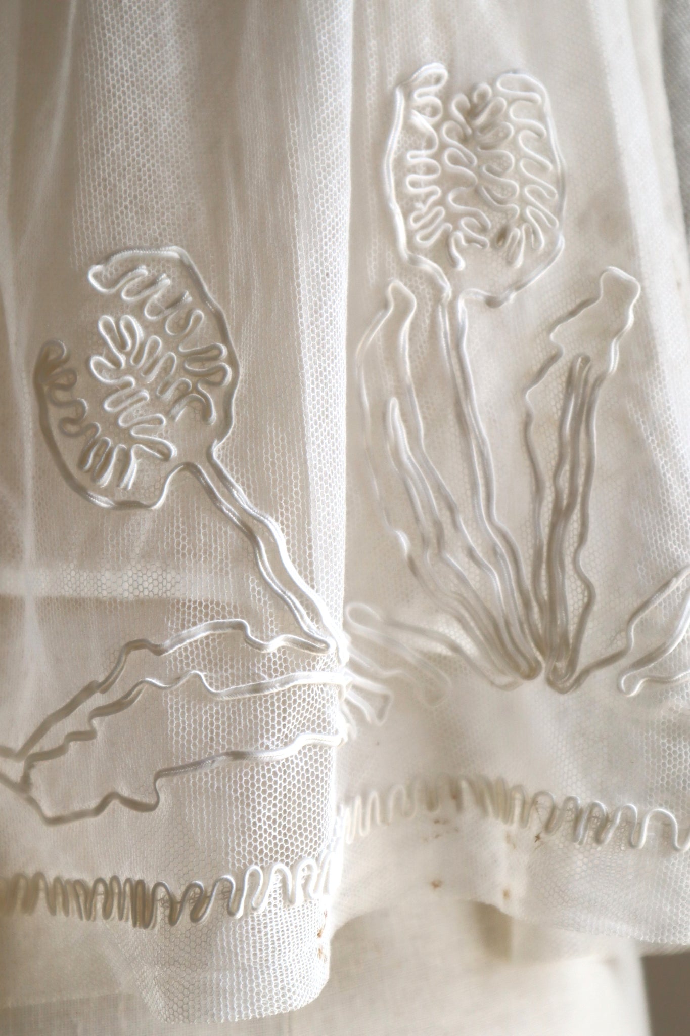Handcrafted French Antique Tulip Soutache Camisole
