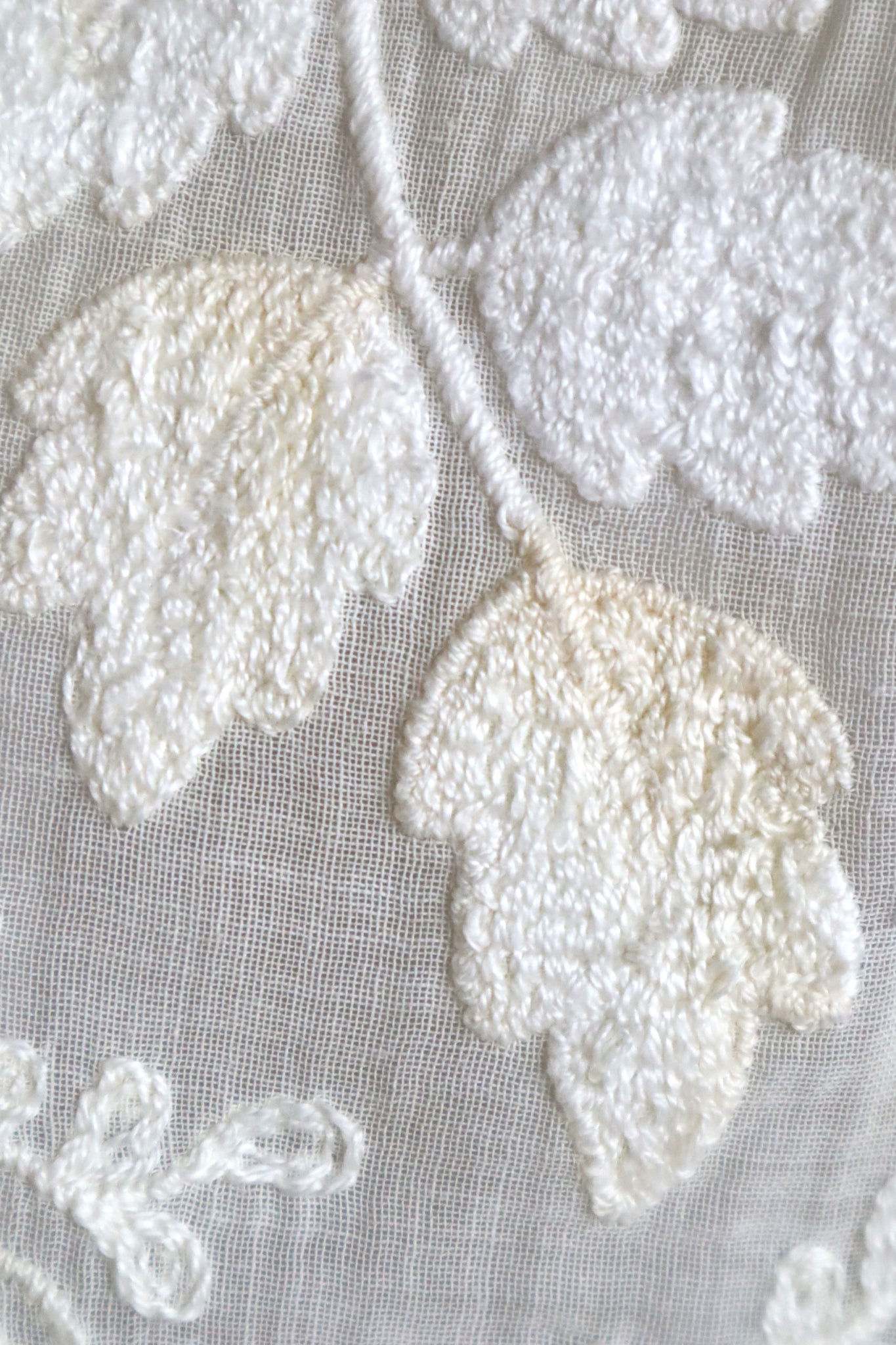 1900s Leaf Embroidery Dress