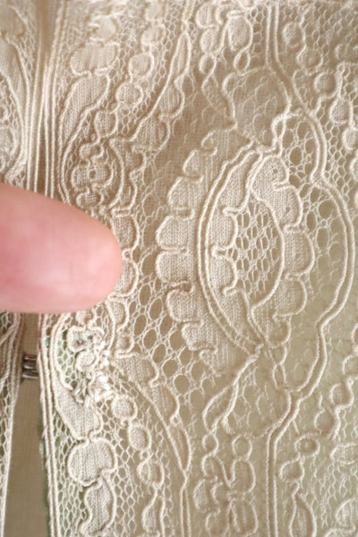 1920s–1930s French Pale Green Silk Step In