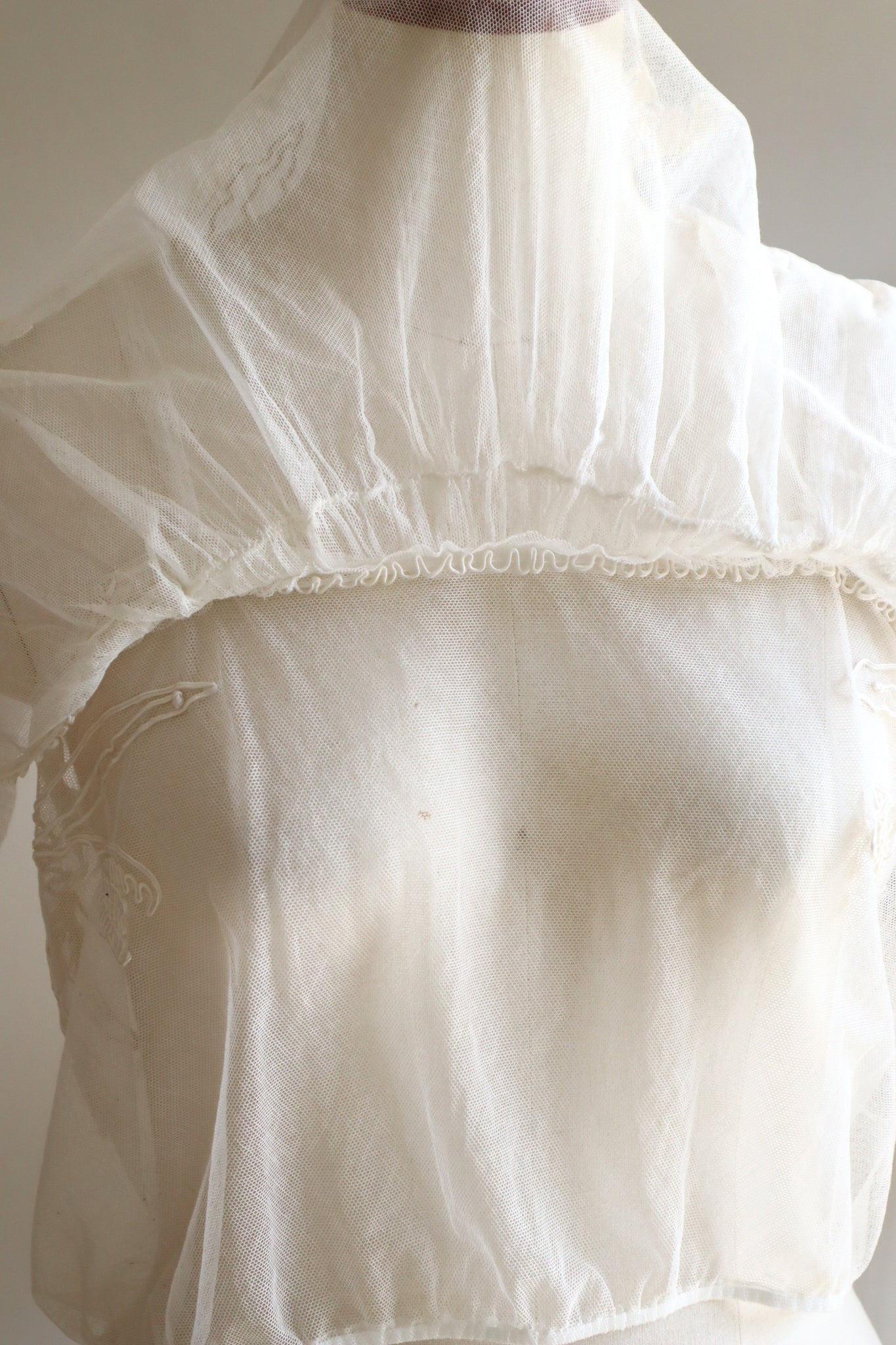 Handcrafted French Antique Tulip Soutache Camisole