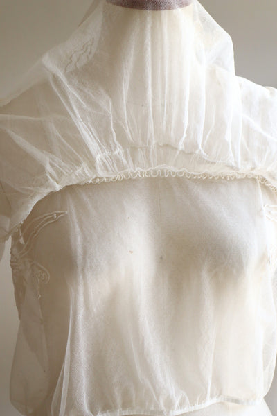 Handcrafted French Antique Tulip Soutache Camisole