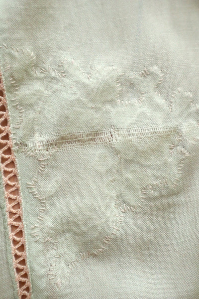 1920s–1930s French Pale Green Silk Step In