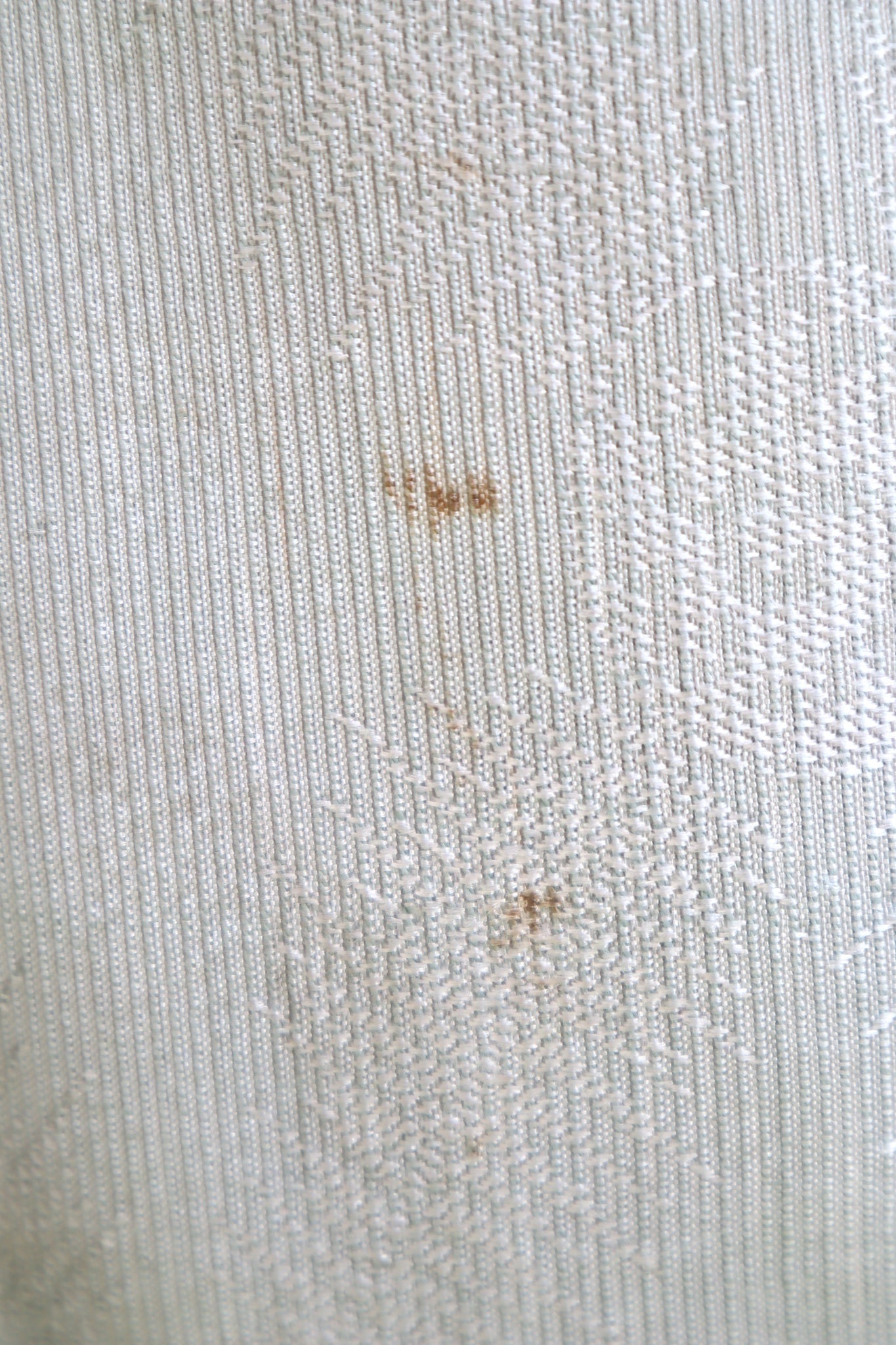 Late 1930s French Silk Jacquard Skirt with Decorative Shell Buttons